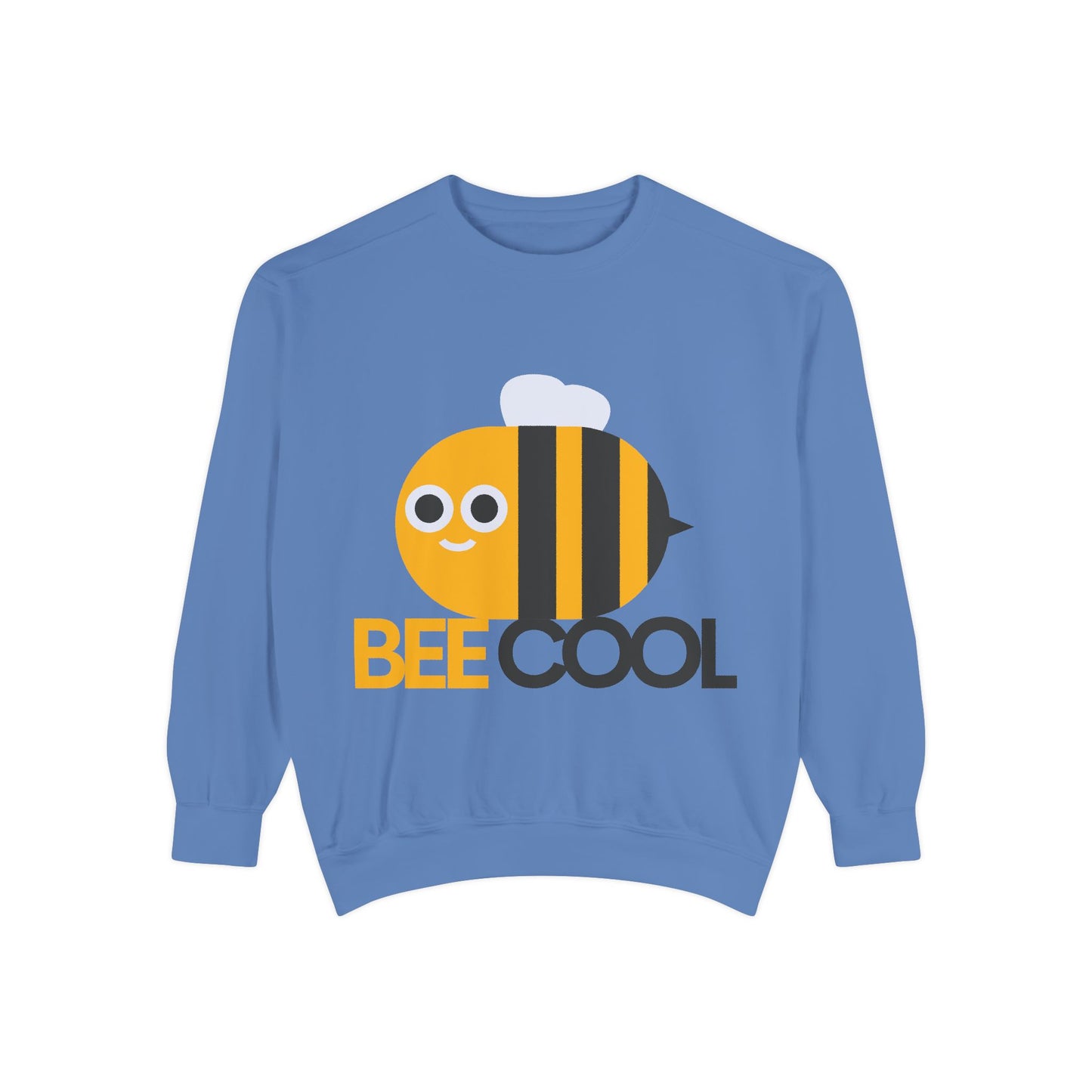 Bee Cool Graphic Sweatshirt, Cozy Gift for Bee Lovers, Casual Style, Fun Humor Apparel, Perfect for Spring