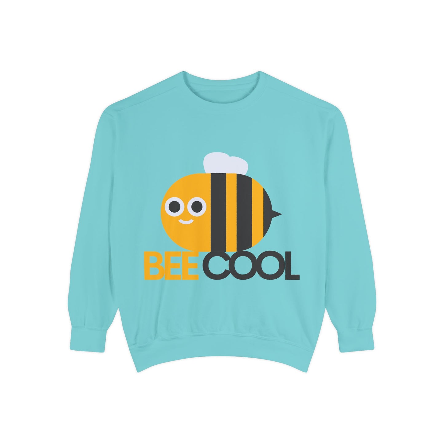 Bee Cool Graphic Sweatshirt, Cozy Gift for Bee Lovers, Casual Style, Fun Humor Apparel, Perfect for Spring