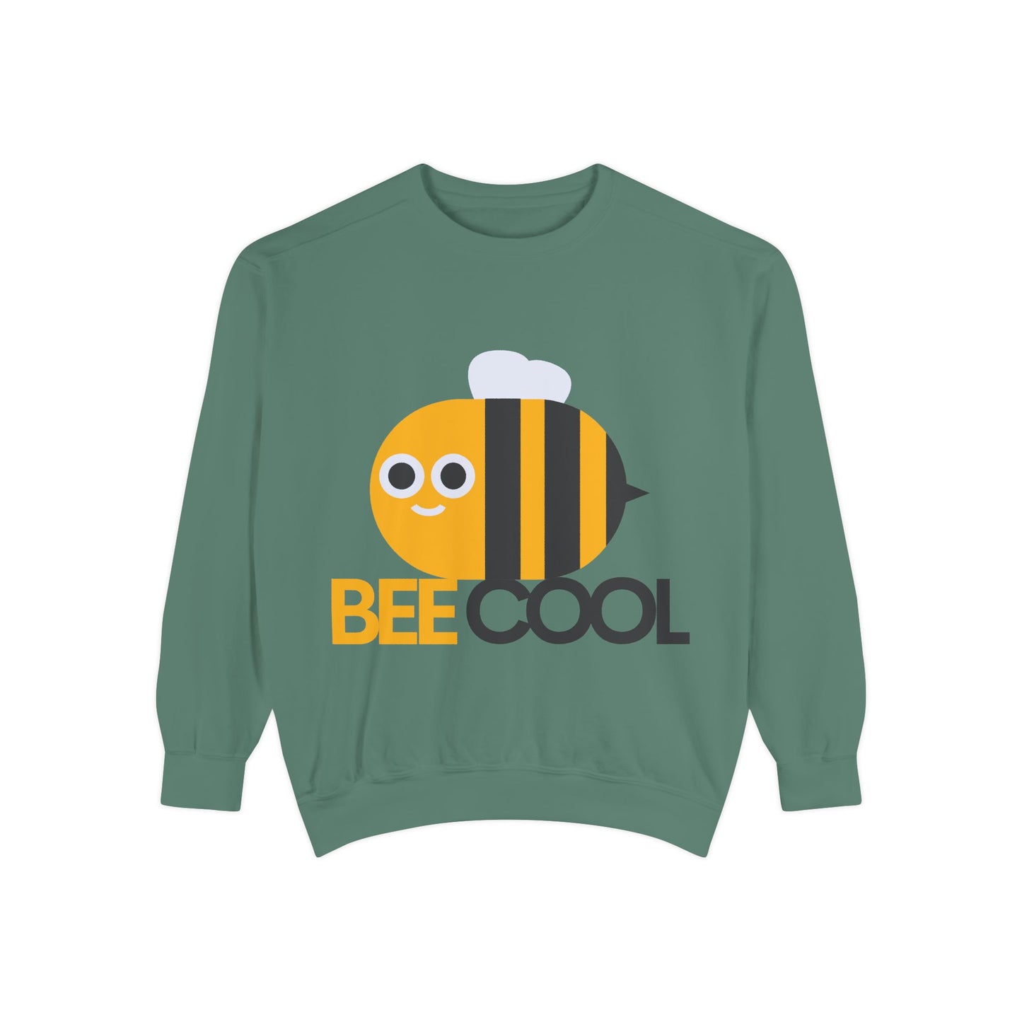 Bee Cool Graphic Sweatshirt, Cozy Gift for Bee Lovers, Casual Style, Fun Humor Apparel, Perfect for Spring