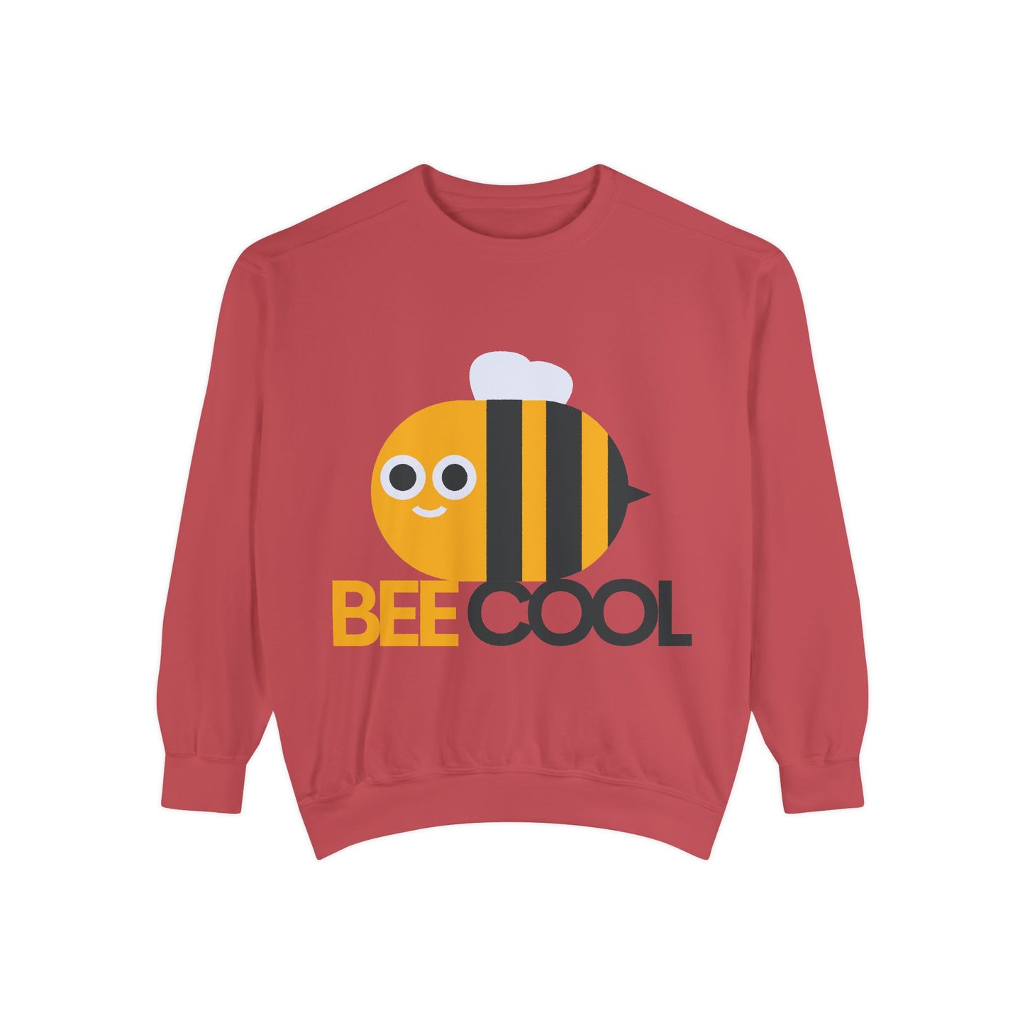 Bee Cool Graphic Sweatshirt, Cozy Gift for Bee Lovers, Casual Style, Fun Humor Apparel, Perfect for Spring
