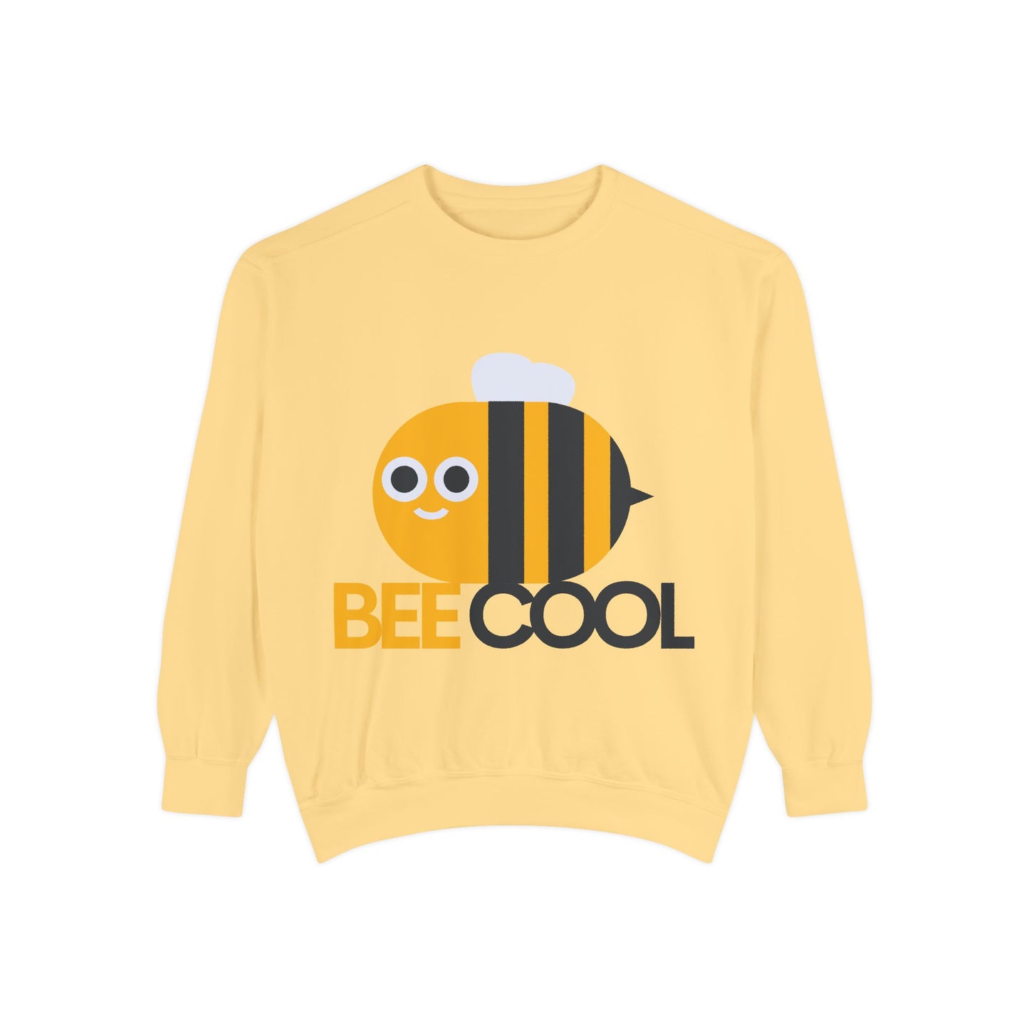 Bee Cool Graphic Sweatshirt, Cozy Gift for Bee Lovers, Casual Style, Fun Humor Apparel, Perfect for Spring