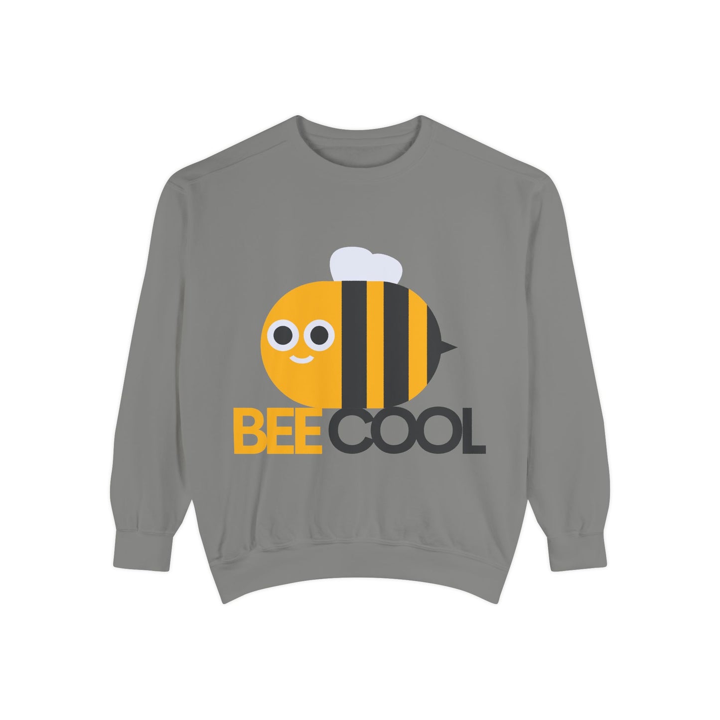 Bee Cool Graphic Sweatshirt, Cozy Gift for Bee Lovers, Casual Style, Fun Humor Apparel, Perfect for Spring