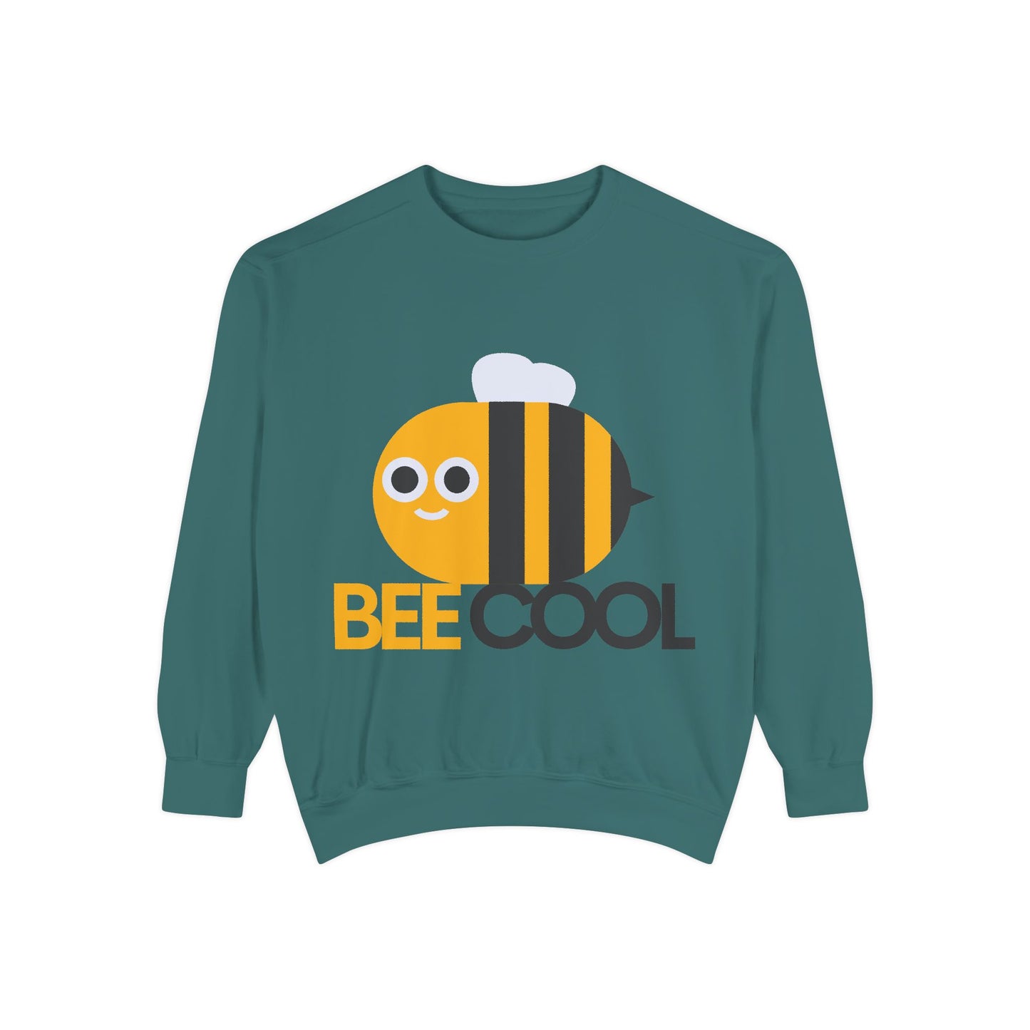 Bee Cool Graphic Sweatshirt, Cozy Gift for Bee Lovers, Casual Style, Fun Humor Apparel, Perfect for Spring