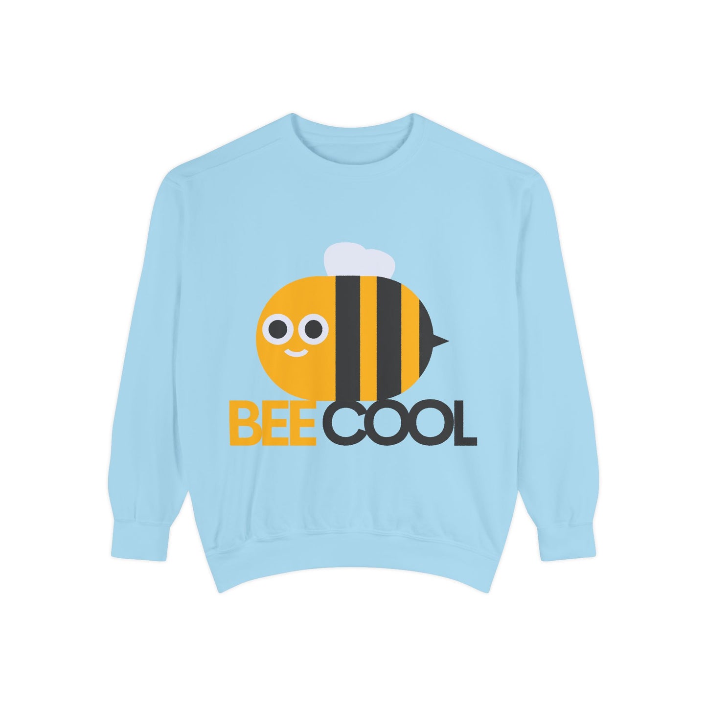 Bee Cool Graphic Sweatshirt, Cozy Gift for Bee Lovers, Casual Style, Fun Humor Apparel, Perfect for Spring