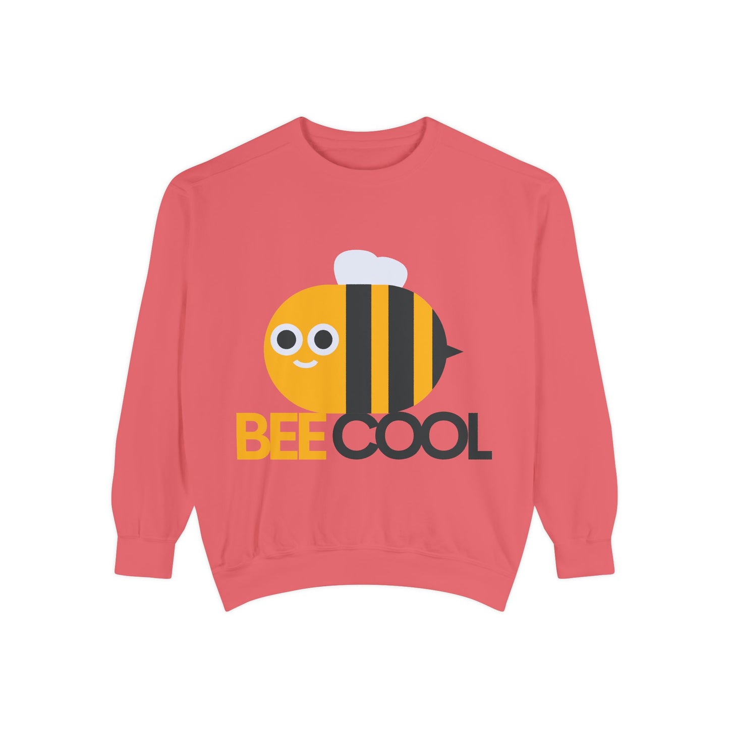Bee Cool Graphic Sweatshirt, Cozy Gift for Bee Lovers, Casual Style, Fun Humor Apparel, Perfect for Spring