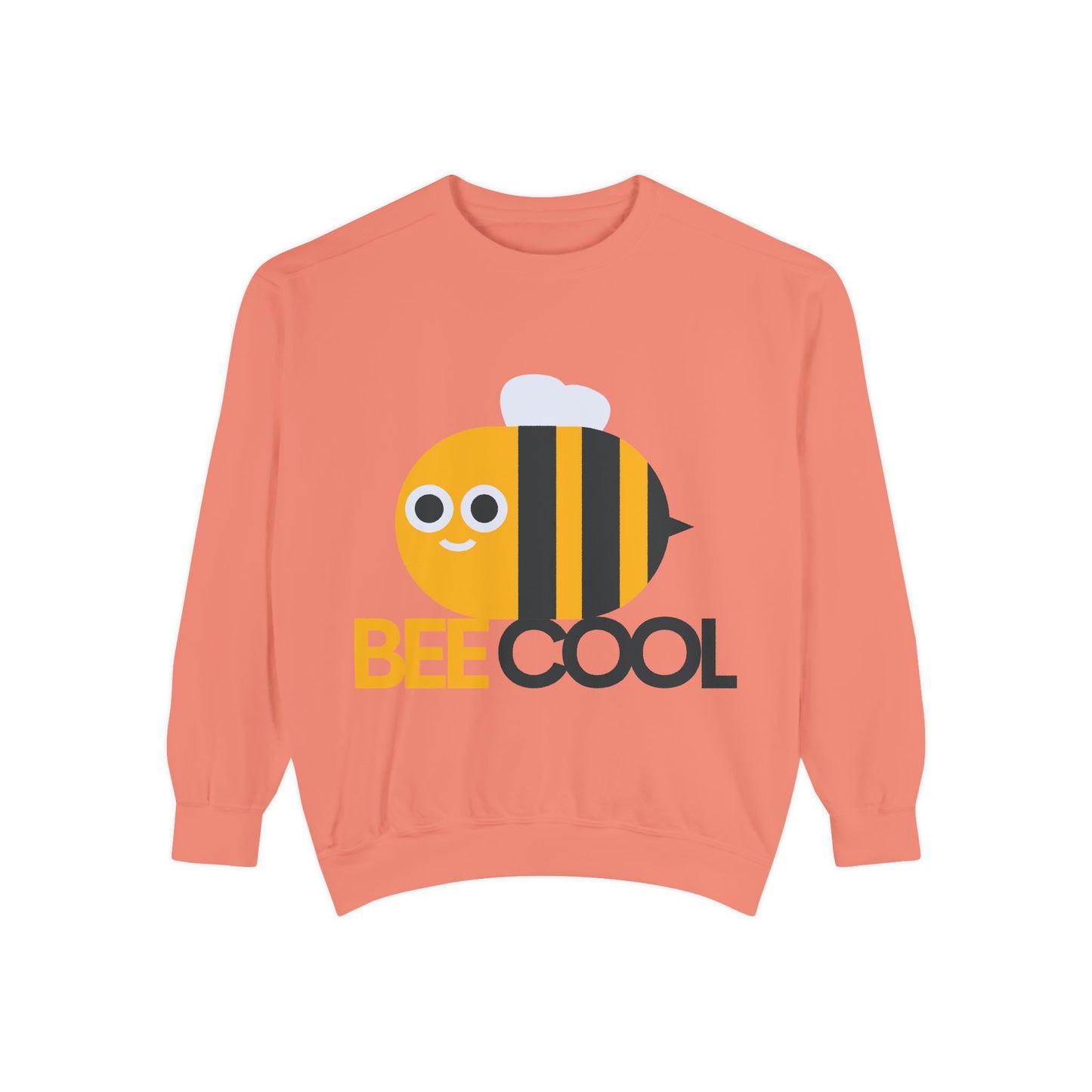 Bee Cool Graphic Sweatshirt, Cozy Gift for Bee Lovers, Casual Style, Fun Humor Apparel, Perfect for Spring