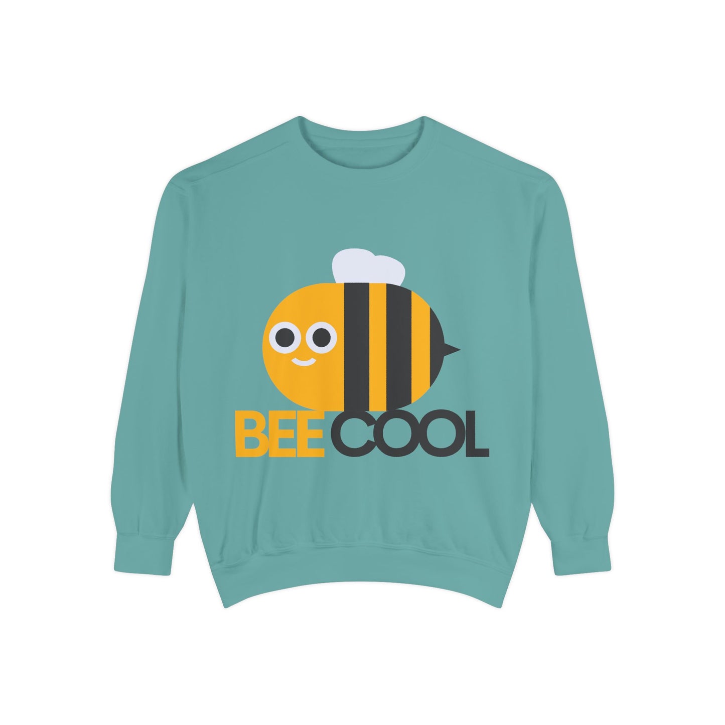 Bee Cool Graphic Sweatshirt, Cozy Gift for Bee Lovers, Casual Style, Fun Humor Apparel, Perfect for Spring