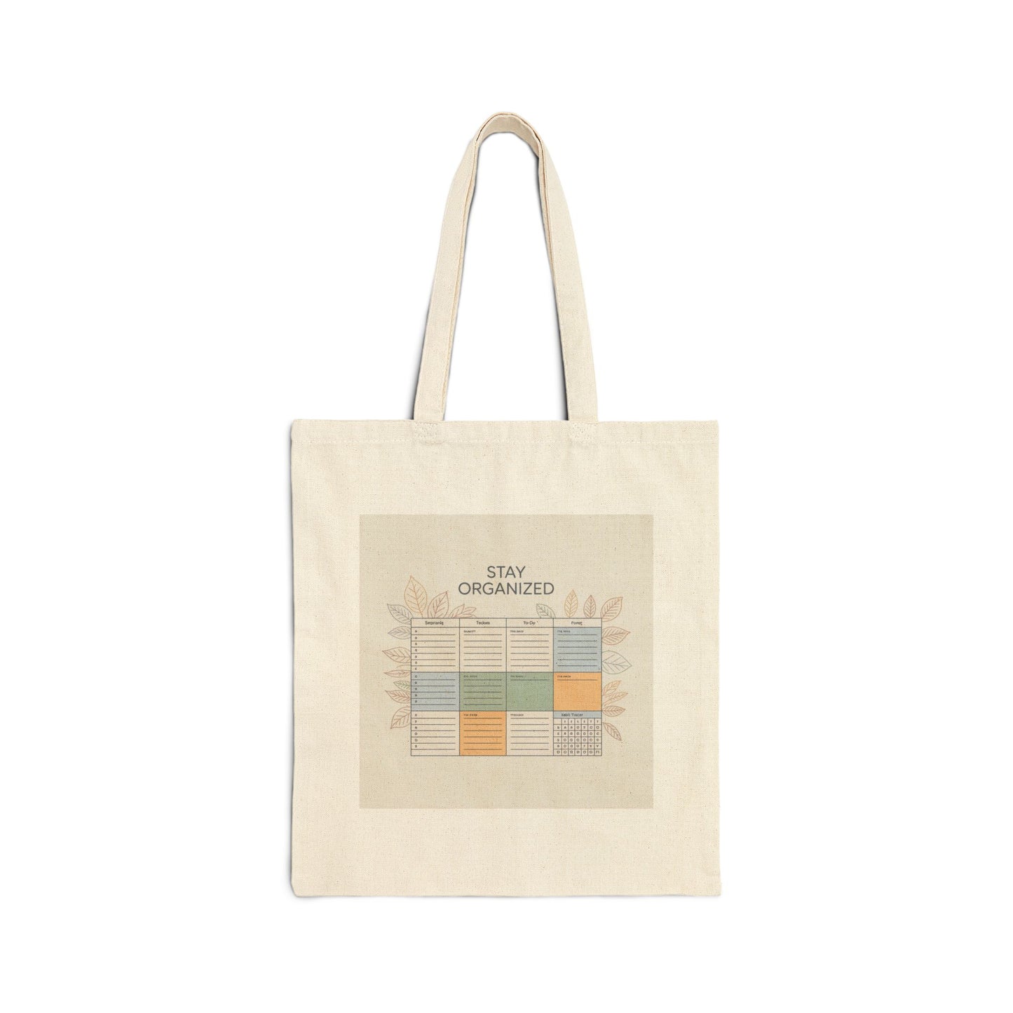 Cotton Canvas Tote Bag
