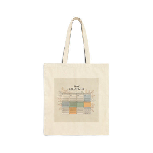 Cotton Canvas Tote Bag