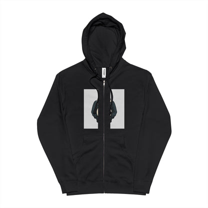 Cozy Unisex Fleece Zip Up Hoodie, Casual Layering, Gifts for Him or Her, Ideal for Fall & Winter, Comfortable Fashion