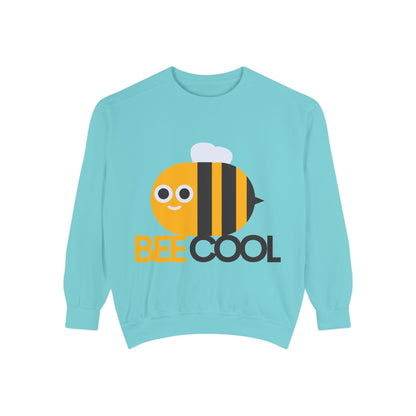Bee Cool Graphic Sweatshirt, Cozy Gift for Bee Lovers, Casual Style, Fun Humor Apparel, Perfect for Spring