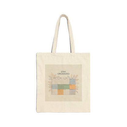 Cotton Canvas Tote Bag